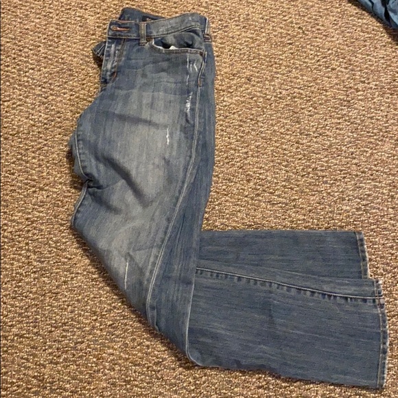 Seven7 distressed jeans women size 30 slim navy - Picture 2 of 10